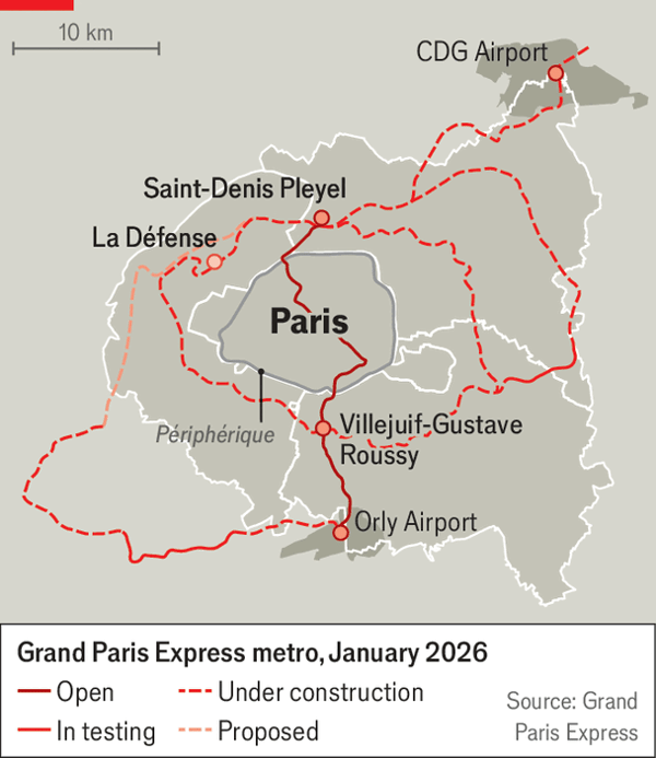 The Paris Metro is getting a dazzling extension image