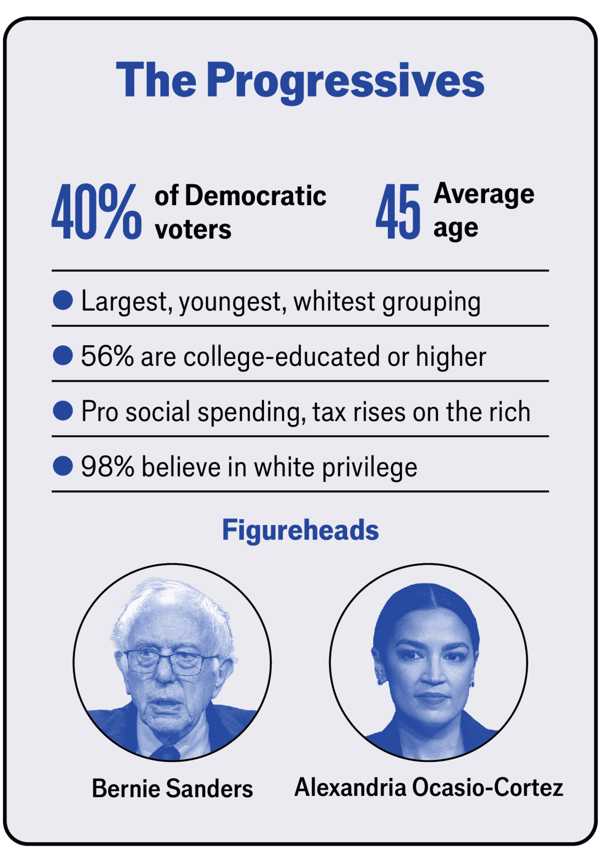 Meet the four Democratic tribes image