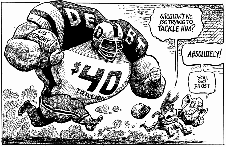 Cartoon: America’s gargantuan debt image