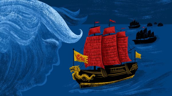 Hurricane Trump threatens to blow China off course image