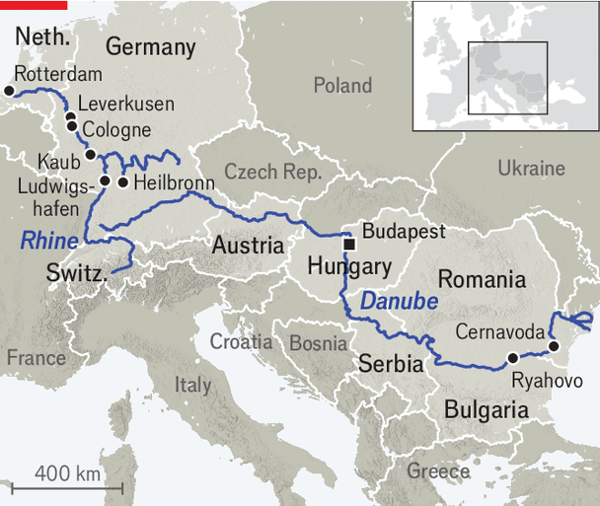 Europe’s dry rivers are exposing mammoths and Nazi warships image