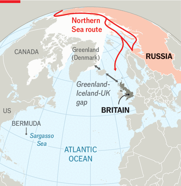Britain&rsquo;s high-tech hunt for Russian subs in the North Atlantic image