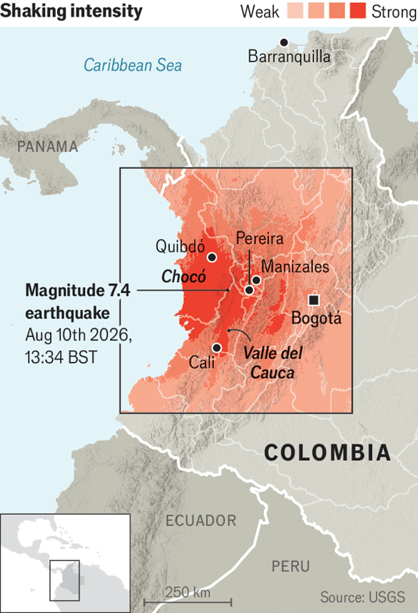 A big earthquake reveals two very different Colombias image