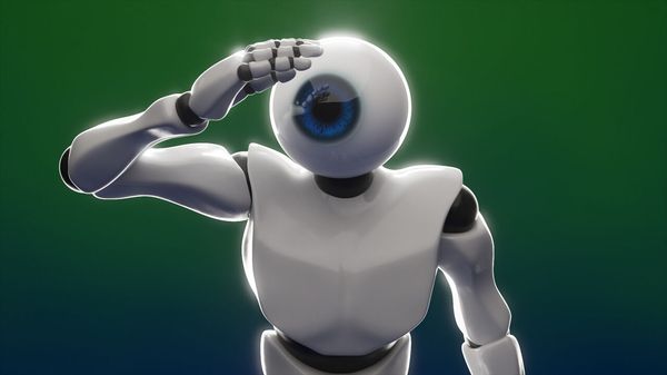 Robots with human-inspired eyes have better visio image