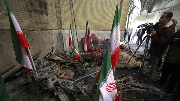 The violence in Iran could lead to civil war image