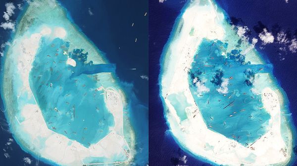 China may be building a big new airbase in the South China Sea image