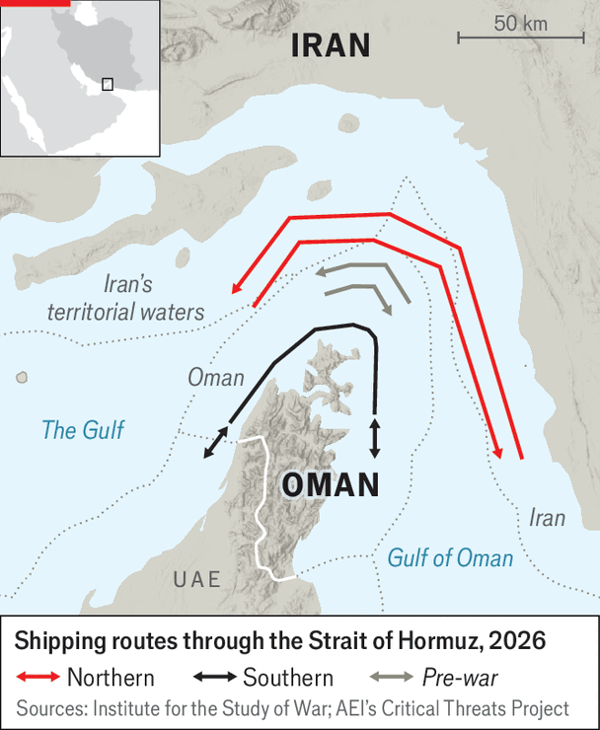 Donald Trump has no good options for reopening the Strait of Hormuz image