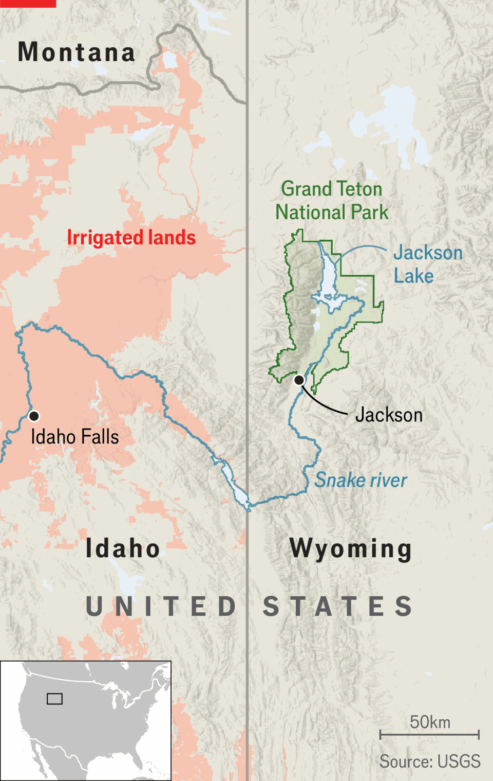 A reservoir of last resort is running dry in Wyoming image