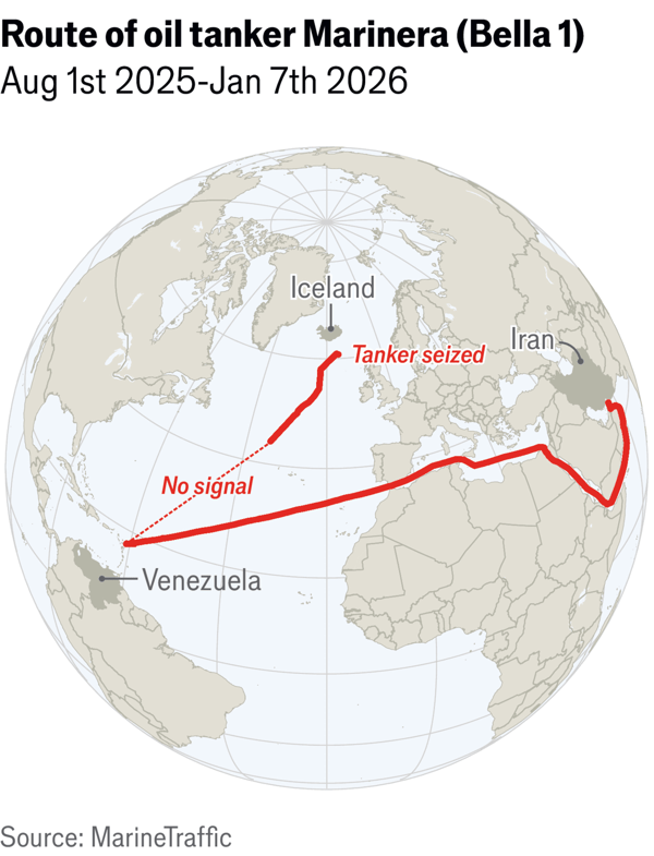 America chases down the shadow fleet serving Venezuela image