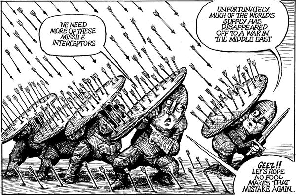 Cartoon: The shortage of interceptors image